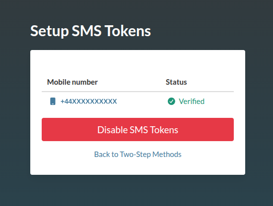 **manage 2FA**